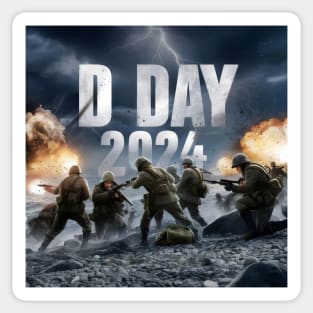 D Day 2024 Sticker